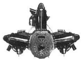 Hispano Suiza, 18-W, Sb with banks at 80 grados