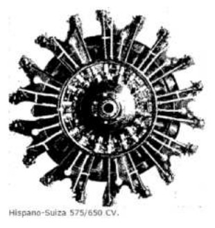 9- cylinder Hispano-Suiza, 575/650 CV