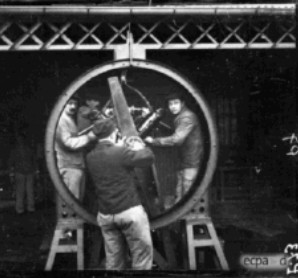 Test bench of the Hispano Suizo V8 in Bois-Colombes