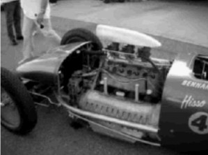 Modern car with old engine