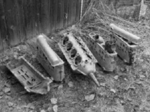 Hisso V8 engine parts