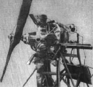 Hurricane engine on test bench