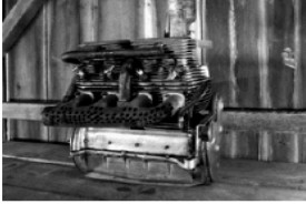 4-cylinder engine adapted for aviation