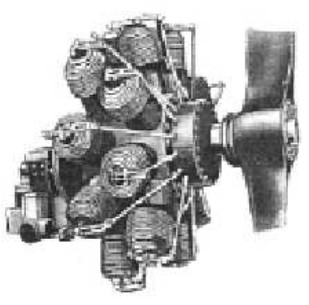 Isaacson 18-cylinder engine