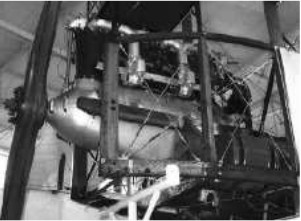 Isotta Fraschini V-4b model on an Italian hydro