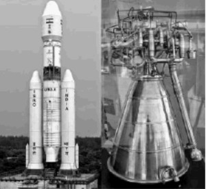 The ISRO CE-7.5 on the  LVM5-K shuttle