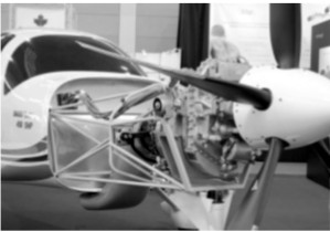 Installed on Diamond D-50, with 5-blade propeller