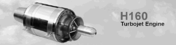 Jet Beetle propulsion Systems H160 turbojet