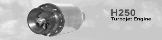 Jet Beetle propulsion Systems H250 turbojet