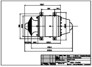 Jet Beetle Propulsion systems H-250A schematic drawing
