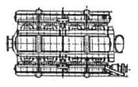 Jumo 223 side view
