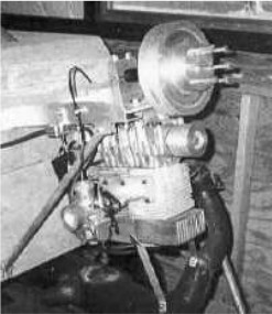 Kawasaki 440, half mounted