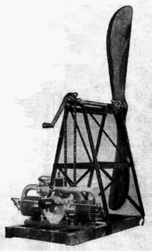 Kemp G-2 propeller assembly