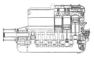Motor King, vista lateral
