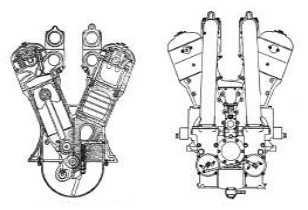 Motor King, vista frontal y posterior