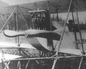 Kirkham B-6 on a biplane
