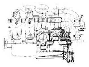 Körting 70 CV side cross-section