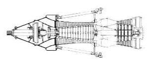 Kuznetsov NK-12 schematic drawing