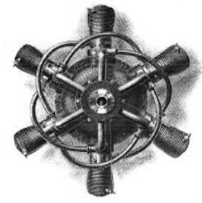 Laviator, 6-cylinder air-cooled radial engine
