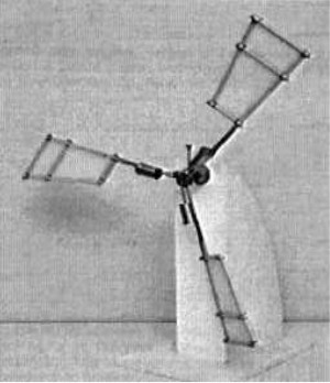 Hargrave's 3-cylinder rotary engine from 1889