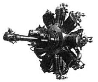 Le Rhone 9J, stem-bracket