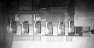 The first three in the first stage, then two and one