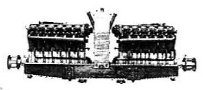 Two Liberty engines in tandem