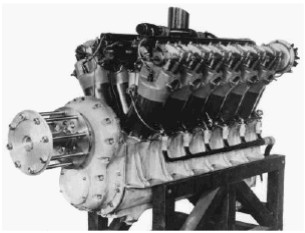 Liberty L-12 with an impressive gearbox