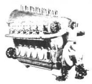 Another angle for the air-cooled Liberty V-12