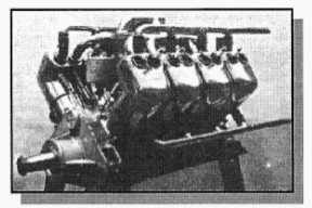 ENV V8 90° engine, 40 HP