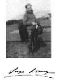 Photo and signature of Jorge Loring