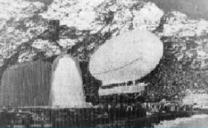 El dirigible "America" en Spitzbergen