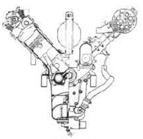 Lorraine de 250 CV, 8V en esquema