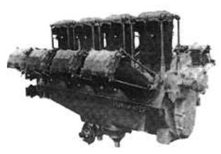 Lorraine-Dietrich W24, vista posterior izquierda