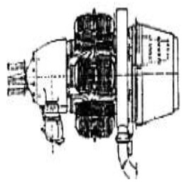 Lutetia radial side view