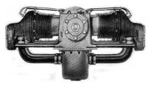 Lycoming O-145, 50 HP, front view