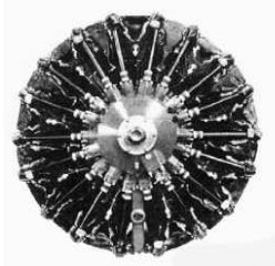 Lycoming R-680, with deflectors