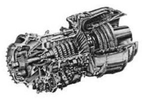 Lycoming T-53 cutaway