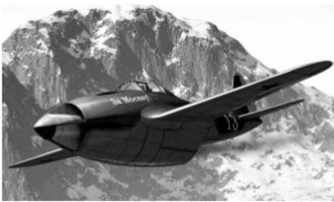 The Gu-VDR, with the Lyulka RD-1 engine in the bow