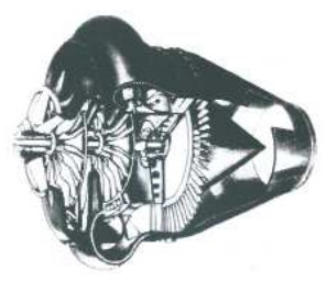 Lyulka I+DT-1 drawing