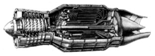 Lyulka RD-1 cutaway, fig 4