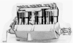 6-cylinder 100 HP maximotor