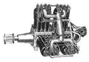 Maximotor A-8, top view