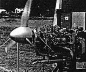 Motor Mazda with propeller