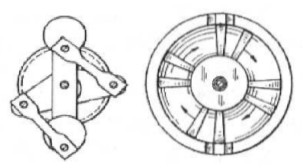 Two drawing views of the Angel Labs MYT engine