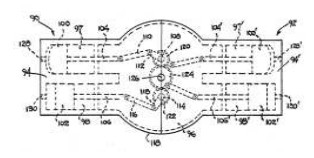 Interior diagram of the McDougal quadruple engine