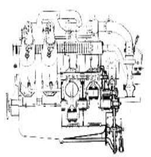 Menasco M-50, dibujo