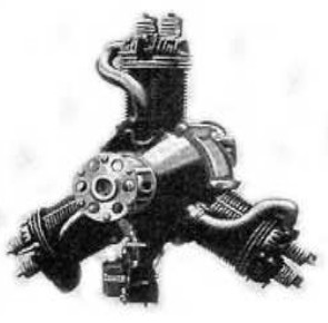 Mengin 3-cylinder radial