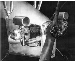 Mengin engine on the Elytroplan