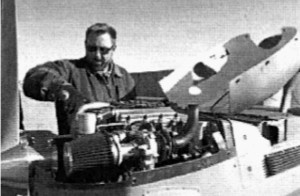 Checking the front engine oil